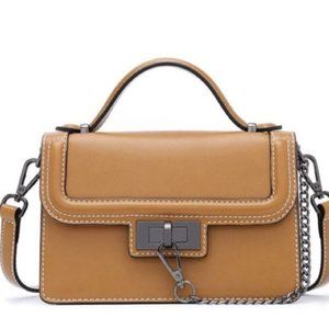 Top handle crossbody purse